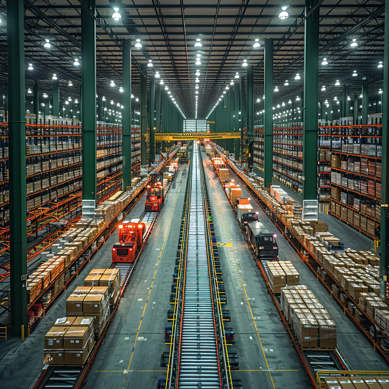 3PL warehouse operator scanning inventory in a multi-client fulfilment centre