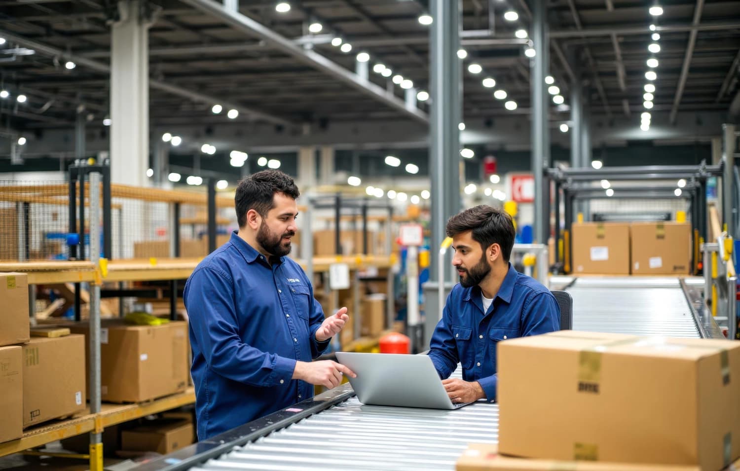 Distribution centre with connected systems and ERP integration